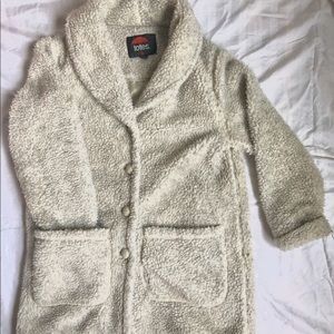 vintage fuzzy winter coat